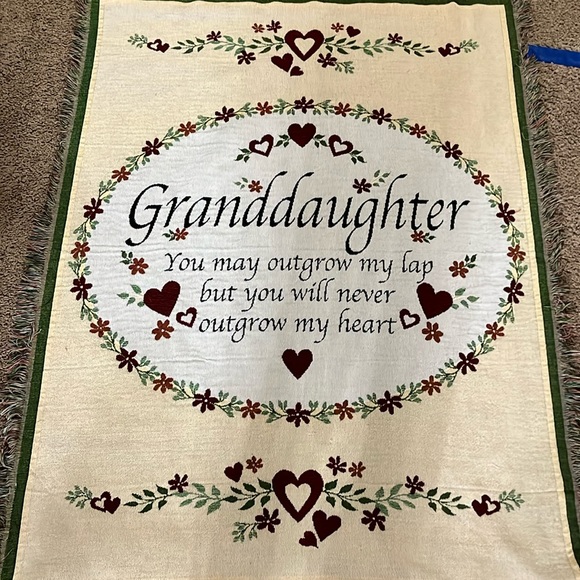 Other - Granddaughter throw blanket